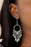 Ranger Rhythm - Silver Earrings - Paparazzi Accessories Earrings Bedazzle Me Pretty Mobile Fashion Boutique