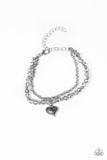 Rare Romance - Silver Bracelet - Paparazzi Accessories Bracelet Bedazzle Me Pretty Mobile Fashion Boutique
