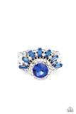 Ravishing Radiance - Blue Ring - Paparazzi Accessories Ring Bedazzle Me Pretty Mobile Fashion Boutique