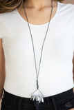 Raw Talent - Silver Necklace - Paparazzi Accessories Necklace Bedazzle Me Pretty Mobile Fashion Boutique