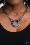 Razzle Dazzle - Blue Necklace - Paparazzi Accessories Necklace Bedazzle Me Pretty Mobile Fashion Boutique