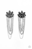 Reach for the SKYSCRAPERS - Silver Post Earrings - Paparazzi Accessories Post Earrings Bedazzle Me Pretty Mobile Fashion Boutique
