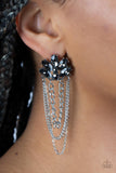 Reach for the SKYSCRAPERS - Silver Post Earrings - Paparazzi Accessories Post Earrings Bedazzle Me Pretty Mobile Fashion Boutique
