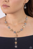 Reach for the Stars - Multi Necklace - Paparazzi Accessories Necklace Bedazzle Me Pretty Mobile Fashion Boutique