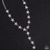Reach for the Stars - Silver Necklace - Paparazzi Accessories Necklace Bedazzle Me Pretty Mobile Fashion Boutique