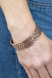Read The VINE Print - Copper Bracelet - Paparazzi Accessories Bracelet Bedazzle Me Pretty Mobile Fashion Boutique