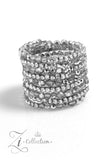 Ready for More - Silver - 2023 Zi Collection Bracelet  - Paparazzi Accessories Bedazzle Me Pretty Mobile Fashion Boutique
