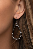 Ready Or YACHT - Black Earrings - Paparazzi Accessories Earrings Bedazzle Me Pretty Mobile Fashion Boutique