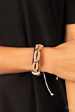 Ready to Ride - Orange Bracelet - Paparazzi Accessories Bracelet Bedazzle Me Pretty Mobile Fashion Boutique