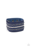 Real Ranchero - Blue Bracelet - Paparazzi Accessories Bracelet Bedazzle Me Pretty Mobile Fashion Boutique