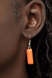 Real Zeal - Orange Necklace - Paparazzi Accessories Necklace Bedazzle Me Pretty Mobile Fashion Boutique