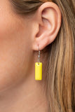 Real Zeal - Yellow Necklace - Paparazzi Accessories Necklace Bedazzle Me Pretty Mobile Fashion Boutique