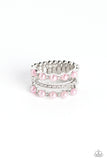 Really Bubbly - Pink Ring - Paparazzi Accessories Ring Bedazzle Me Pretty Mobile Fashion Boutique