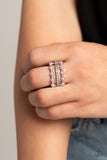 Really Bubbly - Pink Ring - Paparazzi Accessories Ring Bedazzle Me Pretty Mobile Fashion Boutique