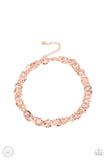 Rebel Grit - Copper Necklace - Paparazzi Accessories Necklace Bedazzle Me Pretty Mobile Fashion Boutique