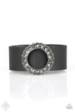Rebel Razzle - Black Bracelet - Paparazzi Accessories Bracelet Bedazzle Me Pretty Mobile Fashion Boutique