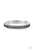 Rebel Renaissance - Black Bracelet - Paparazzi Accessories Bracelet Bedazzle Me Pretty Mobile Fashion Boutique