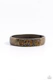 Record-Breaking Bling - Brass Bracelet - Paparazzi Accessories Bracelet Bedazzle Me Pretty Mobile Fashion Boutique