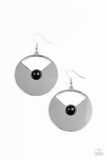 Record-Breaking Brilliance - Black Earrings - Paparazzi Accessories Earrings Bedazzle Me Pretty Mobile Fashion Boutique
