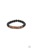 Recreational Remedy - Brown Bracelet - Paparazzi Accessories Bracelet Bedazzle Me Pretty Mobile Fashion Boutique