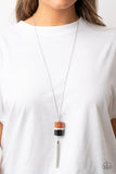 Reel It In - Black Necklace - Paparazzi Accessories Necklace Bedazzle Me Pretty Mobile Fashion Boutique