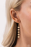 Reeling in Radiance - Gold Necklace - Paparazzi Accessories Necklace Bedazzle Me Pretty Mobile Fashion Boutique