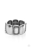 Refined Radiance - Silver Bracelet - Paparazzi Accessories Bracelet Bedazzle Me Pretty Mobile Fashion Boutique