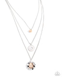 Refined Reaction - Brown Necklace - Paparazzi Accessories Necklace Bedazzle Me Pretty Mobile Fashion Boutique