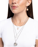 Refined Reaction - Brown Necklace - Paparazzi Accessories Necklace Bedazzle Me Pretty Mobile Fashion Boutique