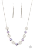 Refined Reflections - Purple Necklace - Paparazzi Accessories Necklace Bedazzle Me Pretty Mobile Fashion Boutique