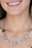 Refined Reflections - Purple Necklace - Paparazzi Accessories Necklace Bedazzle Me Pretty Mobile Fashion Boutique