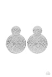 Refined Relic - Silver Post Earrings - Paparazzi Accessories Post Earrings Bedazzle Me Pretty Mobile Fashion Boutique
