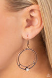 Refined Rotation - Copper Earrings - Paparazzi Accessories Earrings Bedazzle Me Pretty Mobile Fashion Boutique