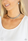 Reflection Detection - Black Necklace - Paparazzi Accessories Necklace Bedazzle Me Pretty Mobile Fashion Boutique