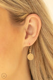 Reflection Detection - Gold Necklace - Paparazzi Accessories Necklace Bedazzle Me Pretty Mobile Fashion Boutique