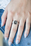 Regal Relic - Silver Ring - Paparazzi Accessories Ring Bedazzle Me Pretty Mobile Fashion Boutique