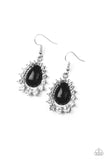 Regal Renewal - Black Earrings - Paparazzi Accessories Earrings Bedazzle Me Pretty Mobile Fashion Boutique
