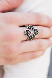 Regal Romance - Silver Ring - Paparazzi Accessories Ring Bedazzle Me Pretty Mobile Fashion Boutique