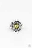 Regal Royal - Green Ring - Paparazzi Accessories Ring Bedazzle Me Pretty Mobile Fashion Boutique