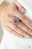 Regal Royal - Red Ring - Paparazzi Accessories Ring Bedazzle Me Pretty Mobile Fashion Boutique