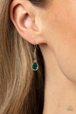 Regally Refined - Green Necklace - Paparazzi Accessories Necklace Bedazzle Me Pretty Mobile Fashion Boutique