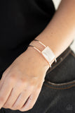 Rehearsal Refinement - Rose Gold Bracelet - Paparazzi Accessories Bracelet Bedazzle Me Pretty Mobile Fashion Boutique