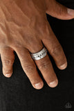 Reigning Champ - Silver Ring - Paparazzi Accessories Ring Bedazzle Me Pretty Mobile Fashion Boutique