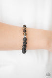 Relaxation - Brown Bracelet - Paparazzi Accessories Bracelet Bedazzle Me Pretty Mobile Fashion Boutique