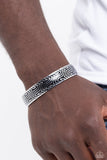 Relic Raider - Black Mens Bracelet - Paparazzi Accessories Mens Bracelet Bedazzle Me Pretty Mobile Fashion Boutique