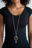 Relic Redux - Copper Lanyard - Paparazzi Accessories Lanyard Bedazzle Me Pretty Mobile Fashion Boutique