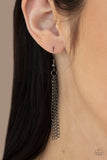 Renegade Ripples - Black Necklace - Paparazzi Accessories Necklace Bedazzle Me Pretty Mobile Fashion Boutique