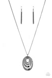Renegade Ripples - Black Necklace - Paparazzi Accessories Necklace Bedazzle Me Pretty Mobile Fashion Boutique
