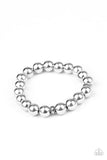 Resilience - Silver Bracelet - Paparazzi Accessories Bracelet Bedazzle Me Pretty Mobile Fashion Boutique