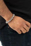 Resilience - Silver Bracelet - Paparazzi Accessories Bracelet Bedazzle Me Pretty Mobile Fashion Boutique